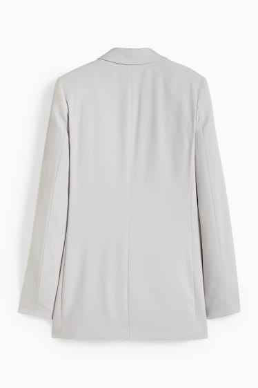 Women - Business blazer - regular fit - light gray