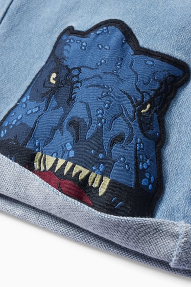 Kinderen: jongens - Jurassic World - bermuda van spijkerstof - jeanslichtblauw