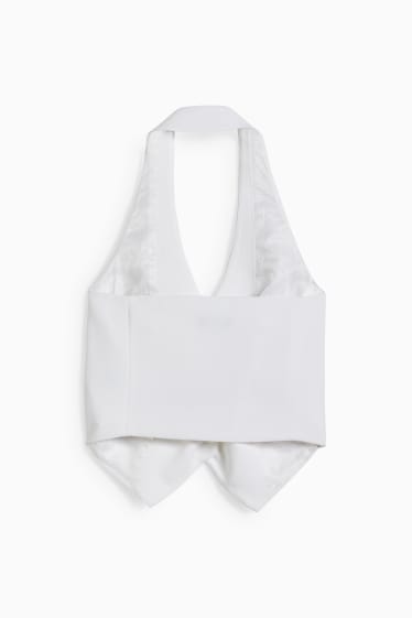 Femmes - Gilet de bureau sans manches - blanc