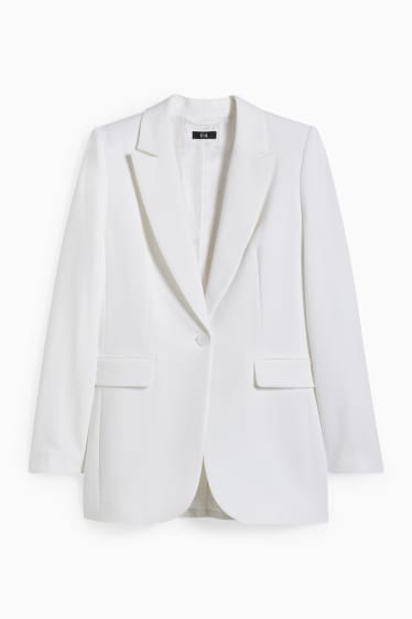 Femmes - Blazer de bureau - regular fit - blanc