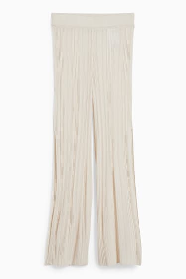 Women - Beach trousers - palazzo - cremewhite