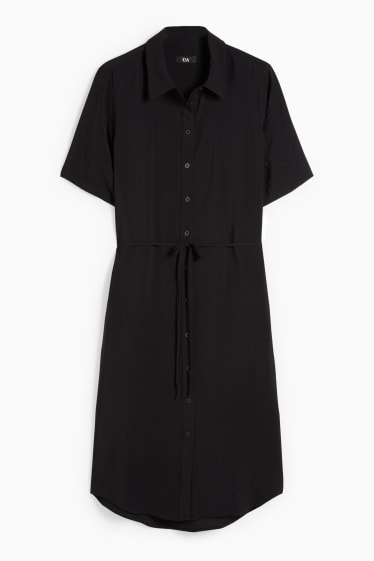 Femmes - Robe-chemisier - noir