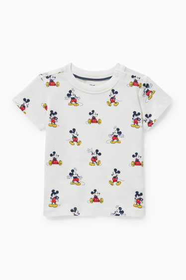 Miminka - Mickey Mouse - outfit pro miminka - 3dílný - krémově bílá