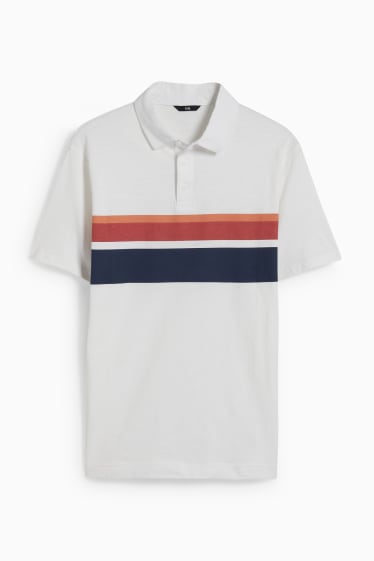 Herren - Poloshirt - weiss