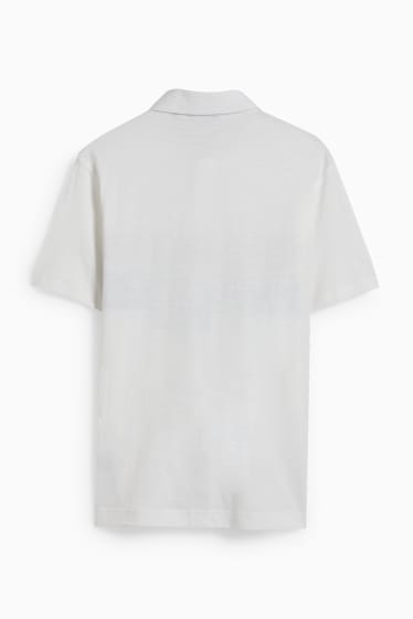Herren - Poloshirt - weiss