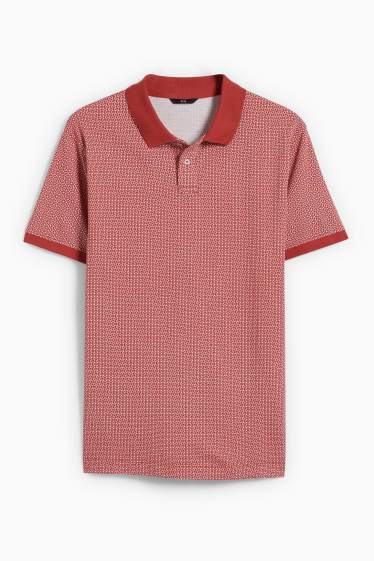 Hommes - Polo - rouge