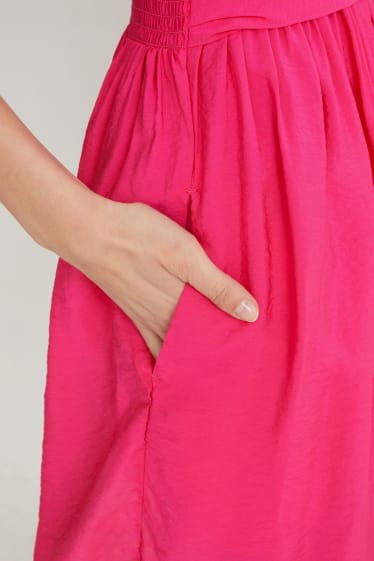 Femmes - Robe-chemisier - rose