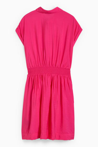 Femmes - Robe-chemisier - rose