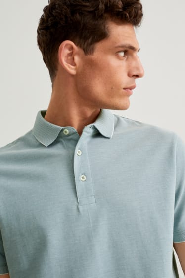 Herren - Poloshirt - Pima-Baumwolle - mintgrün