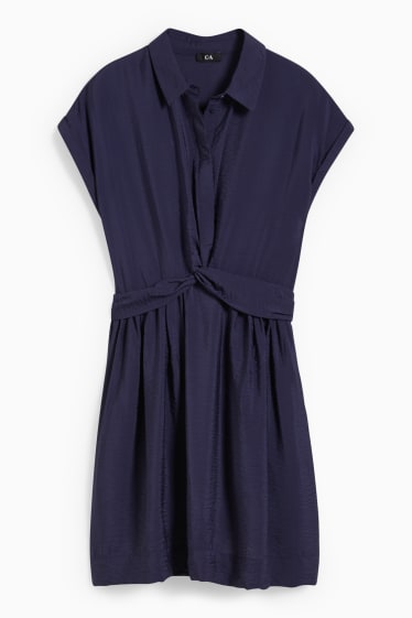 Donna - Vestito a blusa - blu scuro