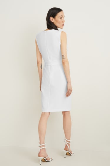 Dames - Business-jurk - wit