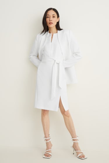 Dames - Business-jurk - wit