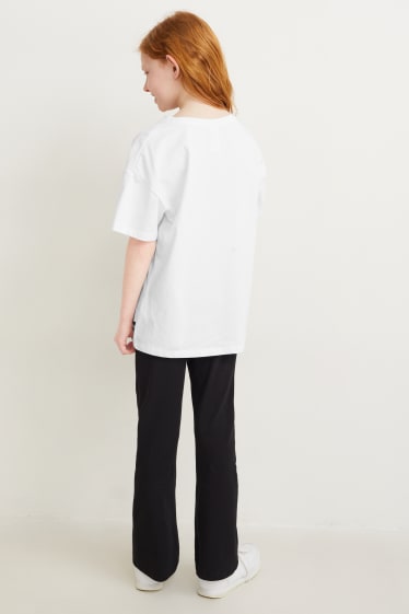 Nena - Harry Potter - conjunt - samarreta màniga curta i leggings acampanats - blanc