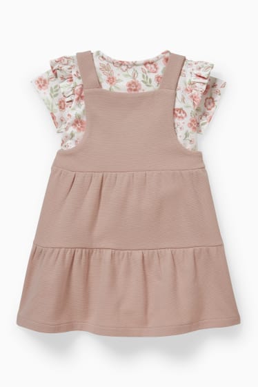 Babies - Baby outfit - 2 piece - rose