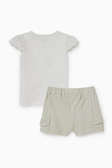 Neonate - Minnie - completo per neonate - 2 pezzi - verde chiaro