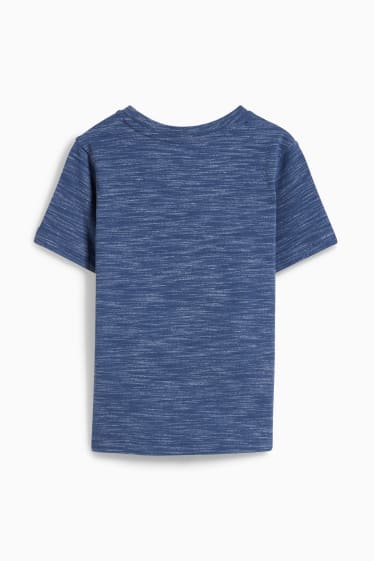 Kinder Jungen - Dino - Kurzarmshirt - blau