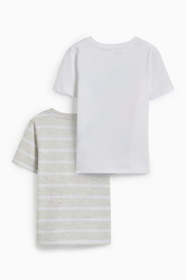 Enfants garçons - Lot de 2 - T-shirts - blanc