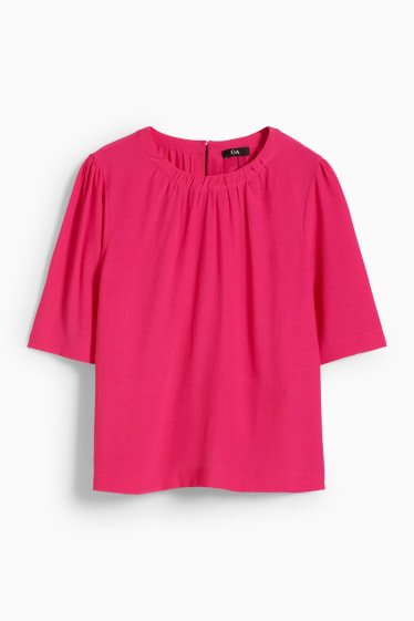 Damen - Basic-Bluse - pink