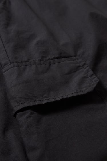 Donna - Pantaloni cargo - vita media - tapered fit - nero