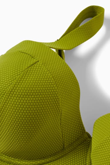 Dona - Top de biquini amb cèrcols - enconxat - LYCRA® XTRA LIFE™ - verd clar