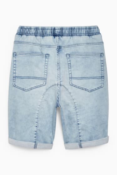 Heren - Korte spijkerbroek - LYCRA® - jeanslichtblauw