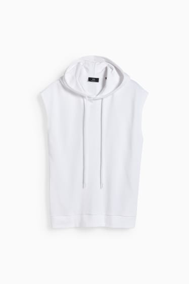 Home - Dessuadora amb caputxa - blanc