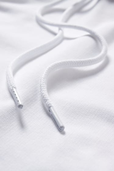 Home - Dessuadora amb caputxa - blanc