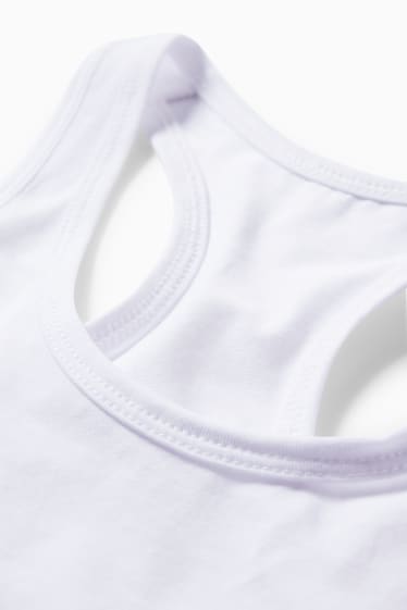 Children - Multipack of 3 - crop top - white