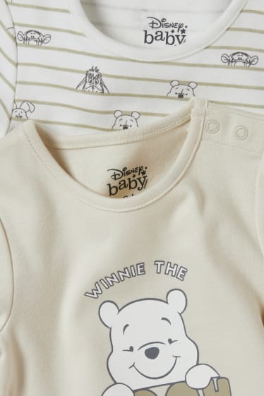 Unisex - Set van 2 - Winnie de Poeh - rompertje - lichtgroen