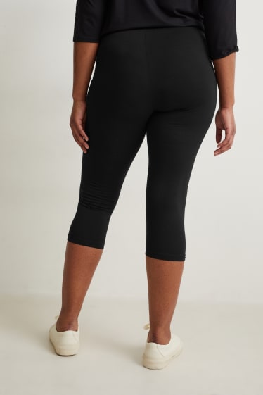 Dames - Capri-legging - zwart