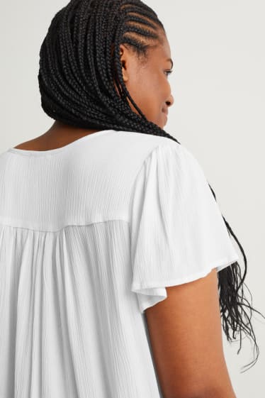 Donna - Blusa - bianco crema