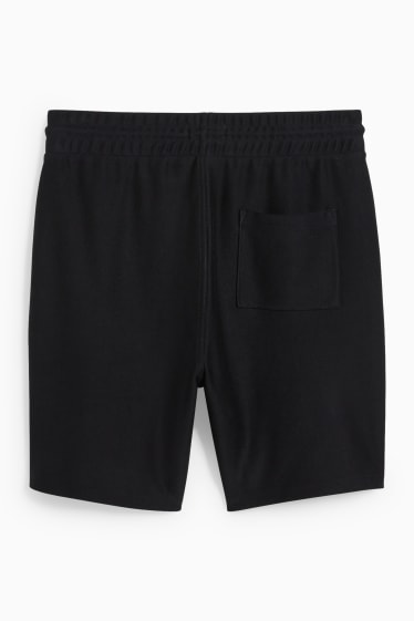 Herren - Sweatshorts - schwarz