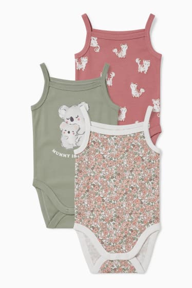 Neonate - Confezione da 3 - body per neonate - rosa
