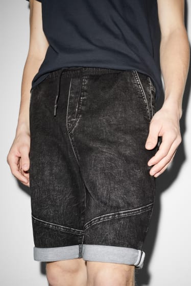 Uomo - Shorts di jeans - LYCRA® - jeans grigio scuro