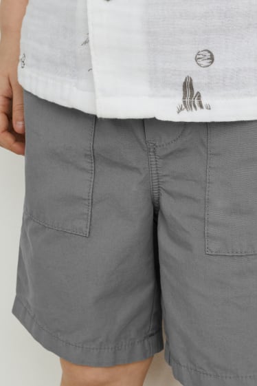 Nen - Conjunt - camisa i bermudes - 2 peces - blanc/gris