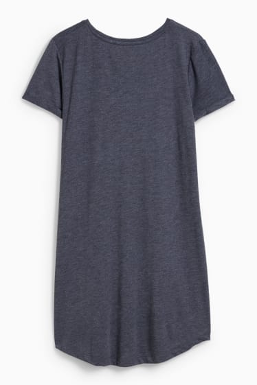 Dames - T-shirt - donkerblauw