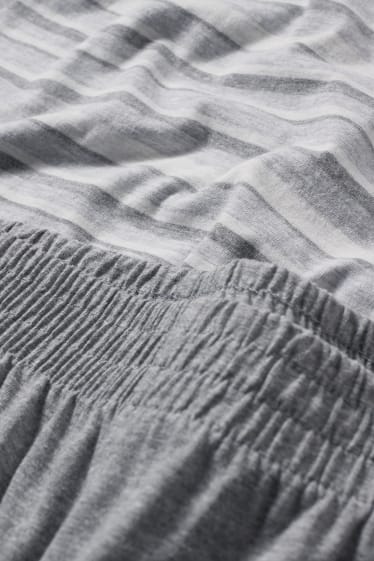 Home - Pijama curt - gris fosc