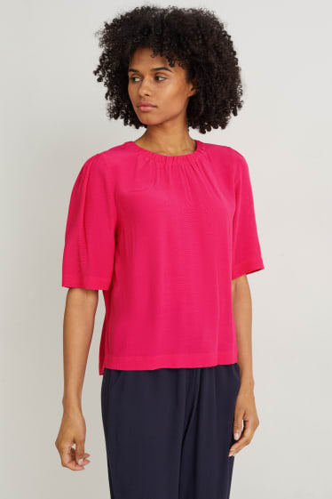 Damen - Basic-Bluse - pink