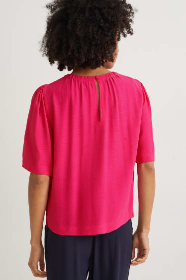 Damen - Basic-Bluse - pink