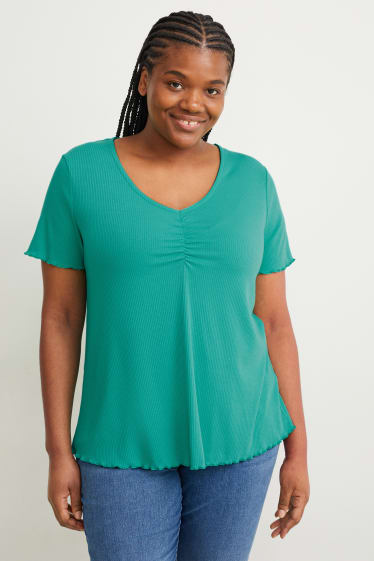 Dames - T-shirt - lichtgroen