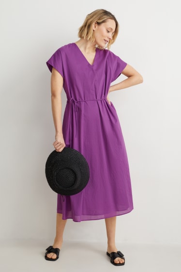 Damen - Kleid - violett