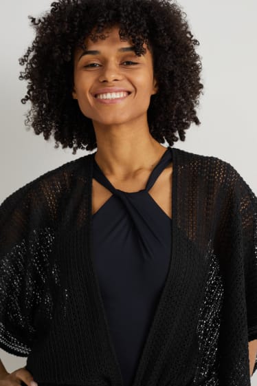 Damen - Kimono - schwarz