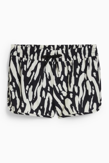 Femmes - Short de bain - LYCRA® XTRA LIFE™ - noir / blanc