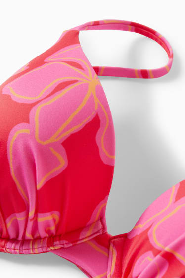 Damen - Bikini-Top mit Bügel - wattiert - LYCRA® XTRA LIFE™ - pink