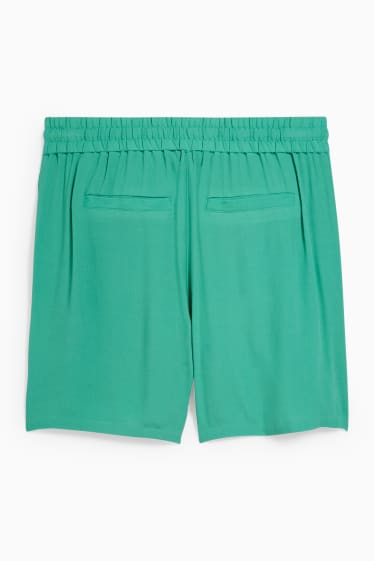 Dames - Basic shorts - mid waist - groen