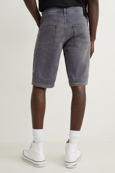 Hommes - Short en jean - Flex jog denim - jean gris