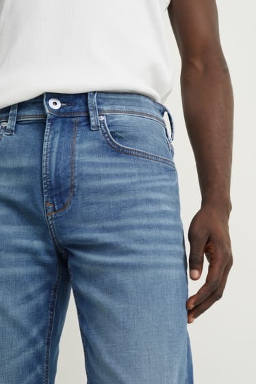 Mężczyźni - Slim jeans - Flex - COOLMAX® - LYCRA® - dżins-niebieski