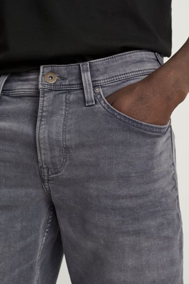 Hommes - Short en jean - Flex jog denim - jean gris