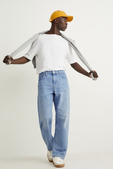 Home - Relaxed jeans - texà blau clar