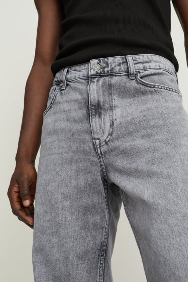 Heren - Relaxed jeans - jeansdonkergrijs